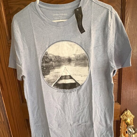 Men's Banana Republic Canoe T Shirt NWT - Picture 1 of 2